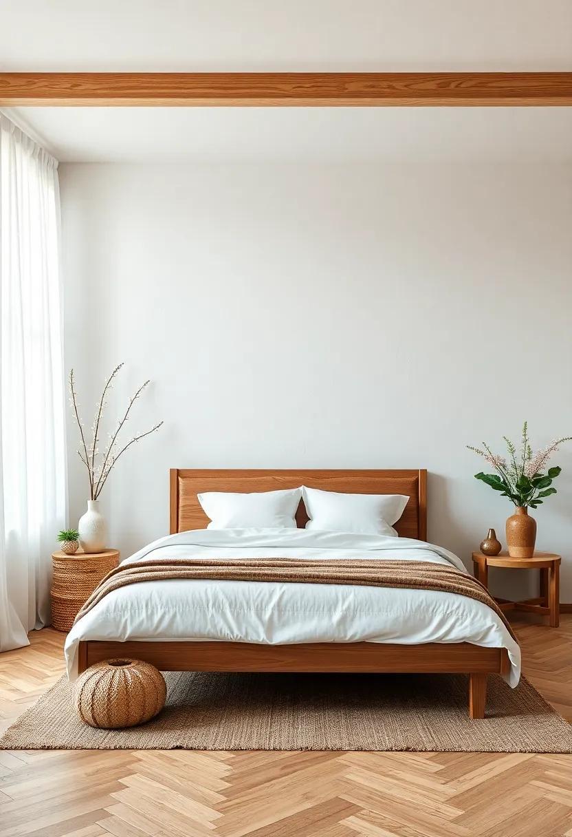 Embrace Serenity: Nature-Inspired Bedroom Themes with Earthy Tones and Textures