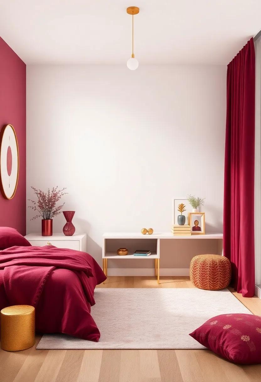 Transform Your Teen’s Space: A Stylish Guide to Burgundy and Gold Decor