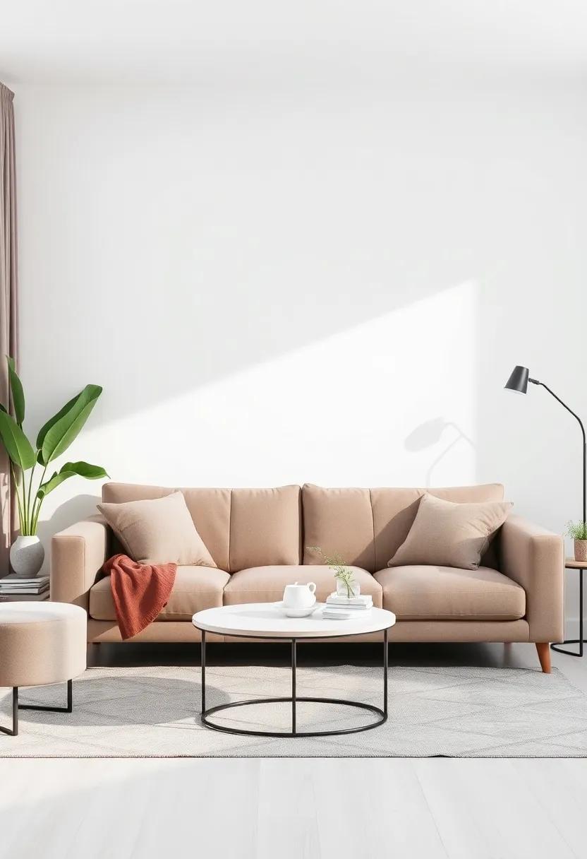 Chic and Compact: Inspiring Minimalist Sofa Ideas for Your Small Living Room