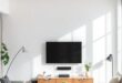 Maximizing Space: Stylish Living Rooms with Wall-Mounted TVs for Apartment Living