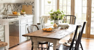 Charming Eat-In Kitchen Designs Featuring Farmhouse Tables