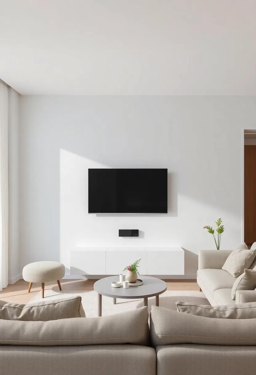 Creating Focal Points Around⁤ Wall-Mounted⁤ TVs ​In Small Living Rooms