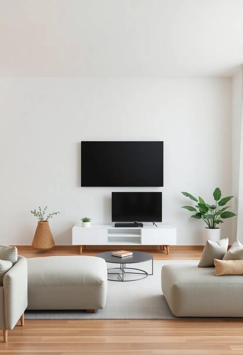 Maximizing Floor Space with Clever Wall-mounted TV Options For ⁤Apartment Living