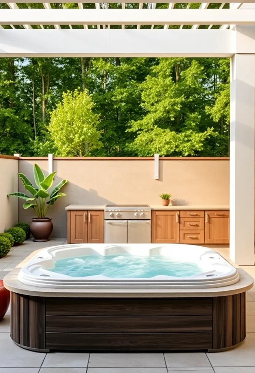 Creating an Outdoor Kitchen: Perfect Pairings for Hot Tub Gatherings