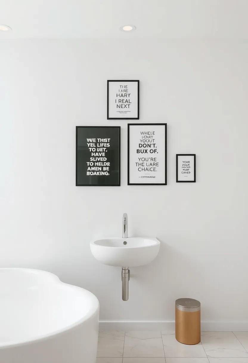 Adorn⁤ The Wall With Inspirational Quotes Framed In Unique ‌styles
