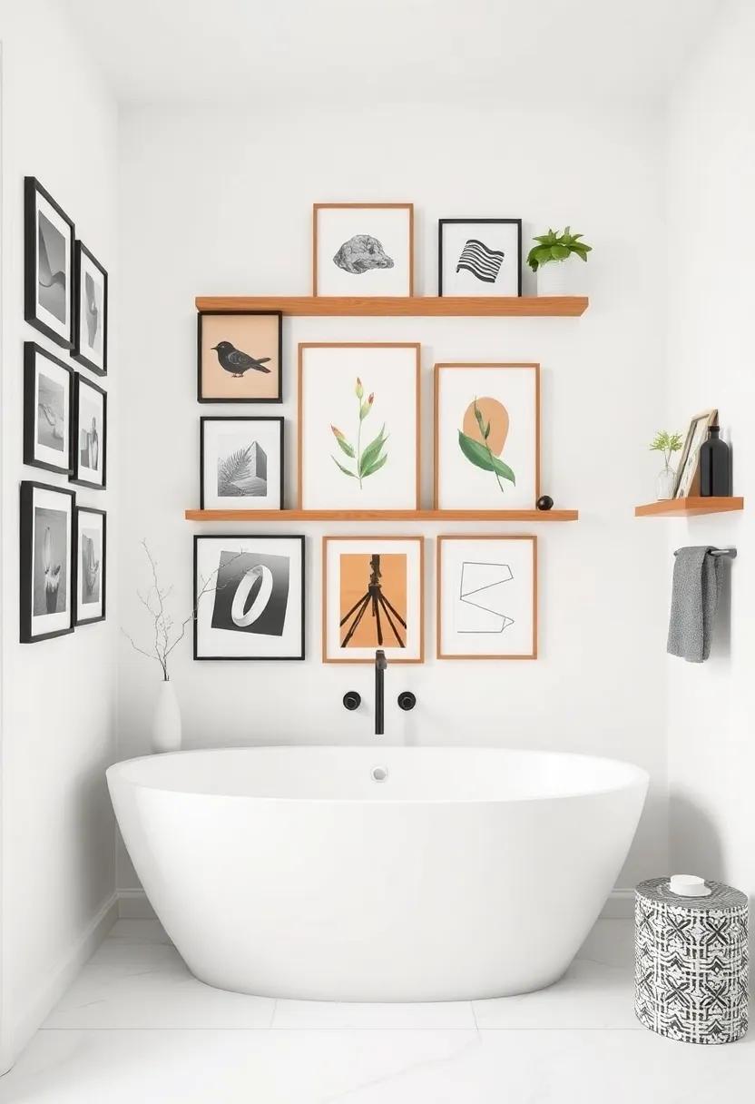 Integrate Functionality With Art By‍ Including stylish Shelving