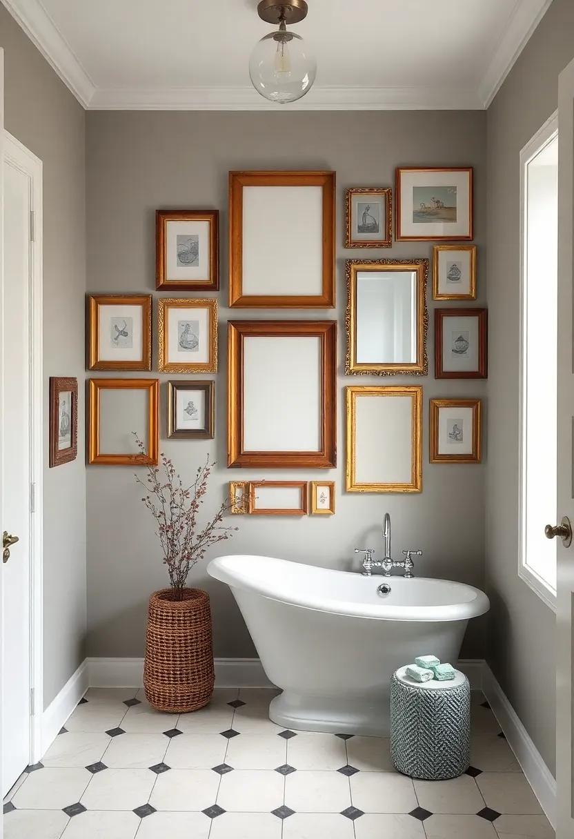Showcase A Collection Of⁤ Vintage Frames To Add ‍Character⁣ And Charm