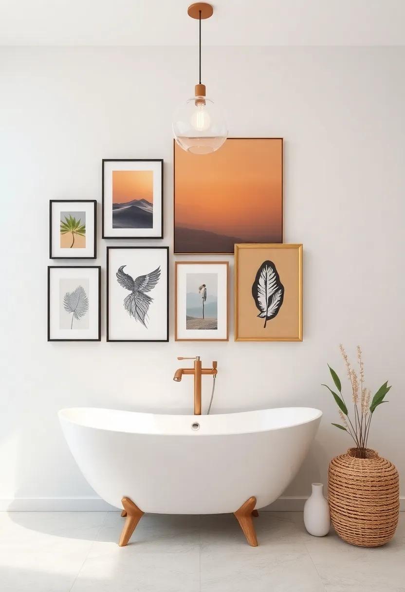 Transform Bathroom Walls Into Artful Displays With Gorgeous Gallery Ideas