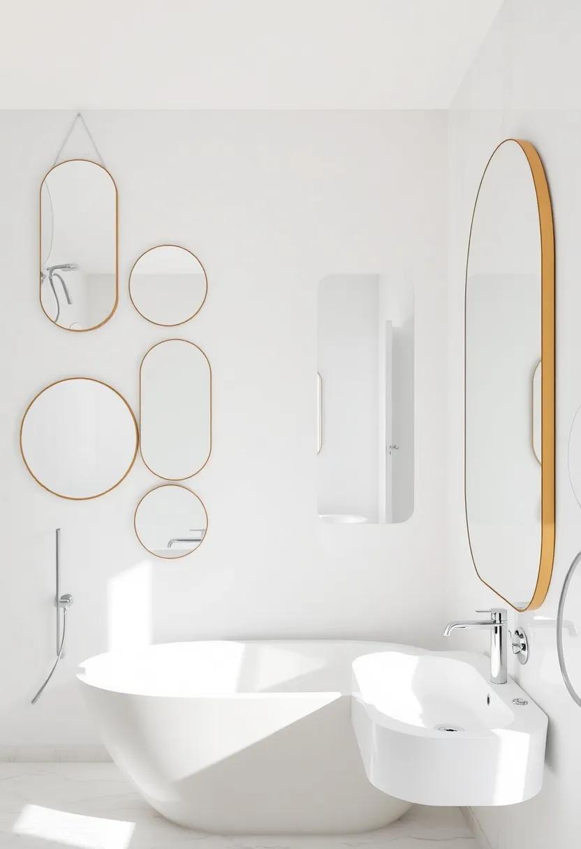 Utilize Mirrors In Diverse Shapes To⁢ enhance Space And Light ​Reflection
