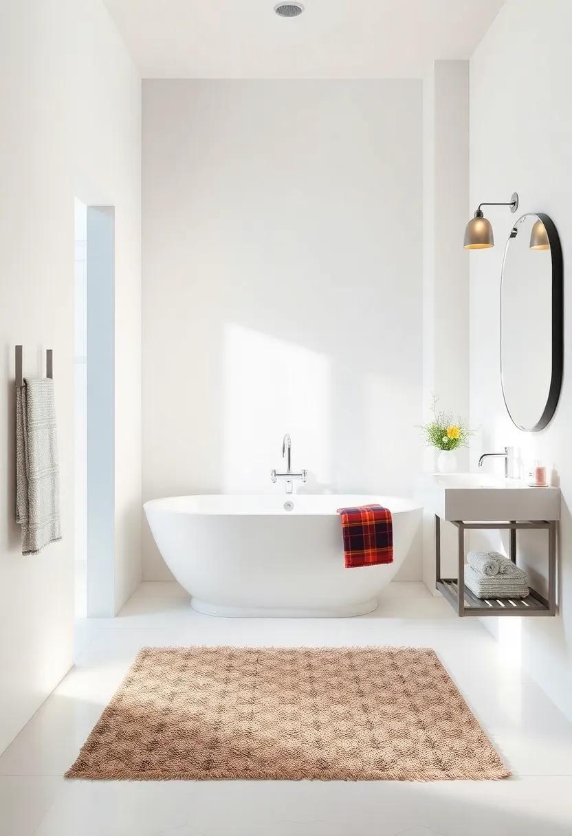 Using Rugs to Enhance Your bathroom’s lighting and Ambiance