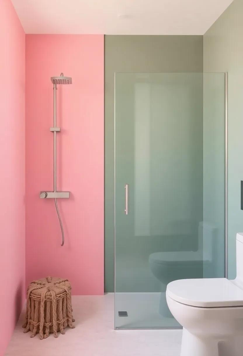 Color Schemes that Enhance the Aesthetic of Doorless Showers