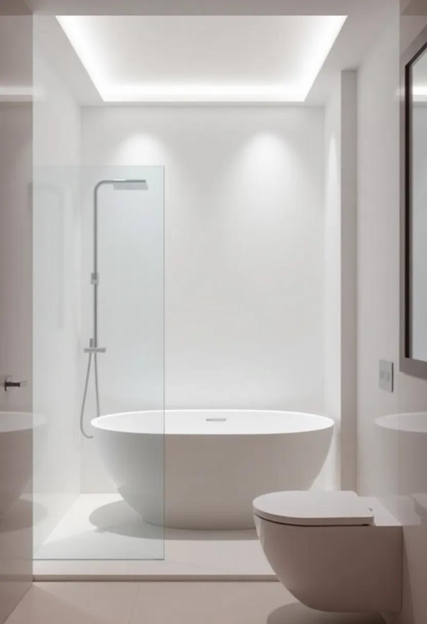 Curating an ​Elegant Experience with Soft Lighting in Open Bathrooms