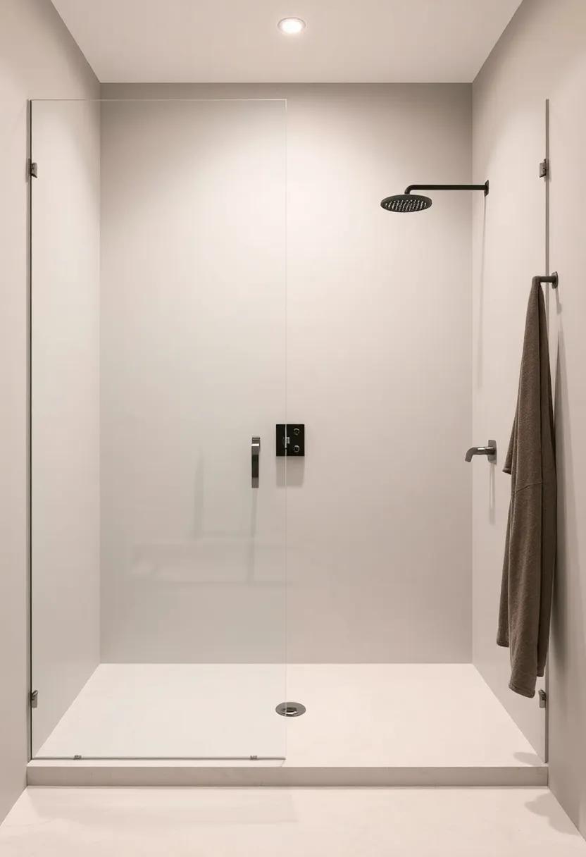 embracing Minimalism in Your Bathroom: The Doorless Shower approach