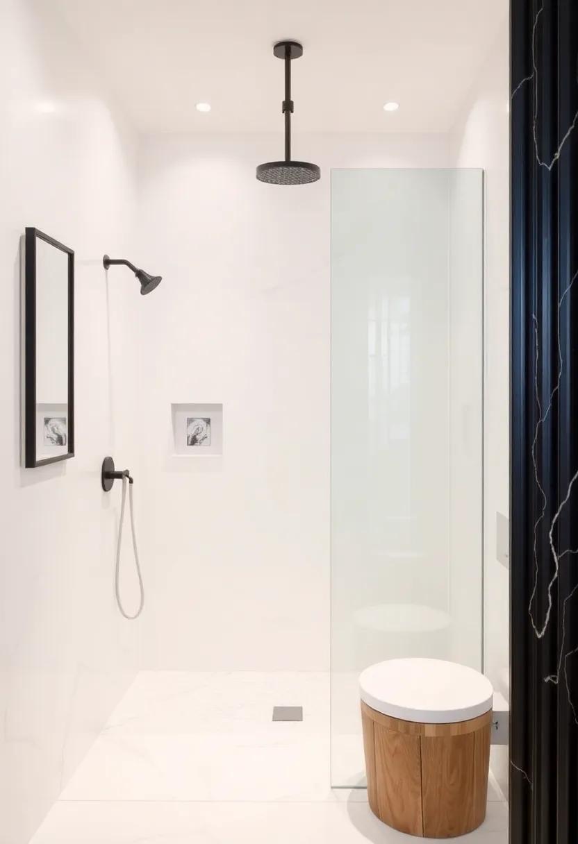 Personalizing Your Open Shower Space ​with Decorative Elements