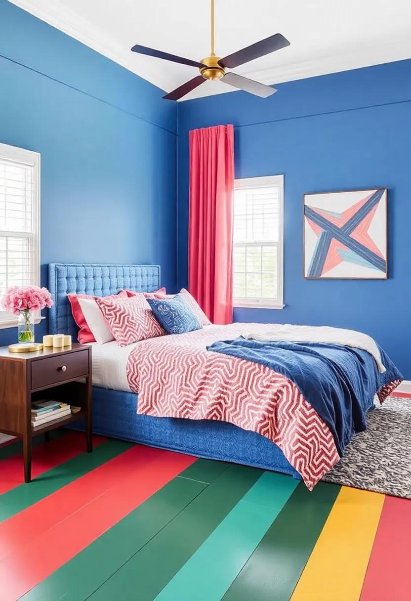 The Role of Flooring in a Colorful Bedroom ‍Design