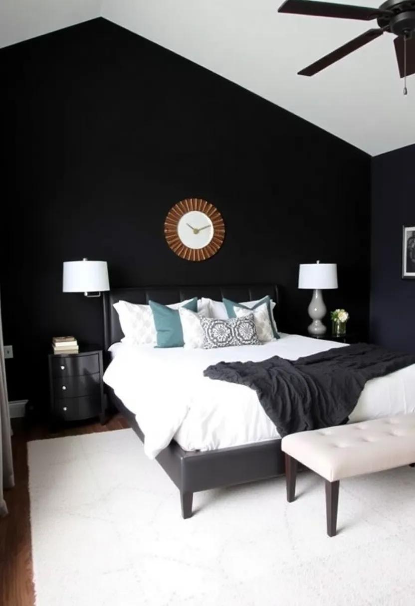 Transform Your Space: Inspiring Bedroom Ideas with Dark Accents