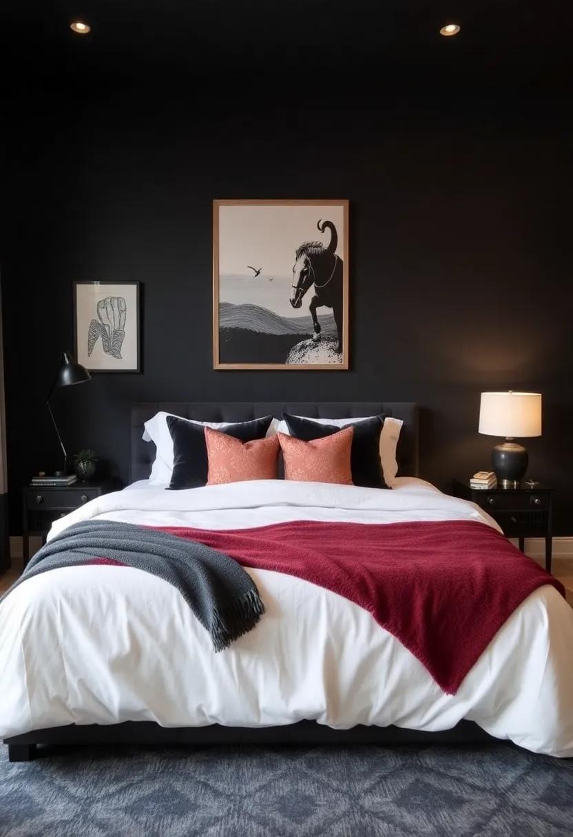 creating a Cozy‍ Ambiance with Dark Accents