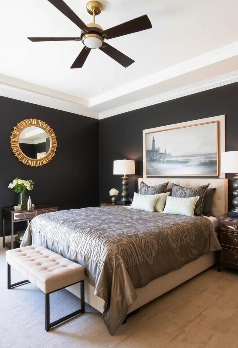 Art and Accessories‌ to Complement Dark Accents