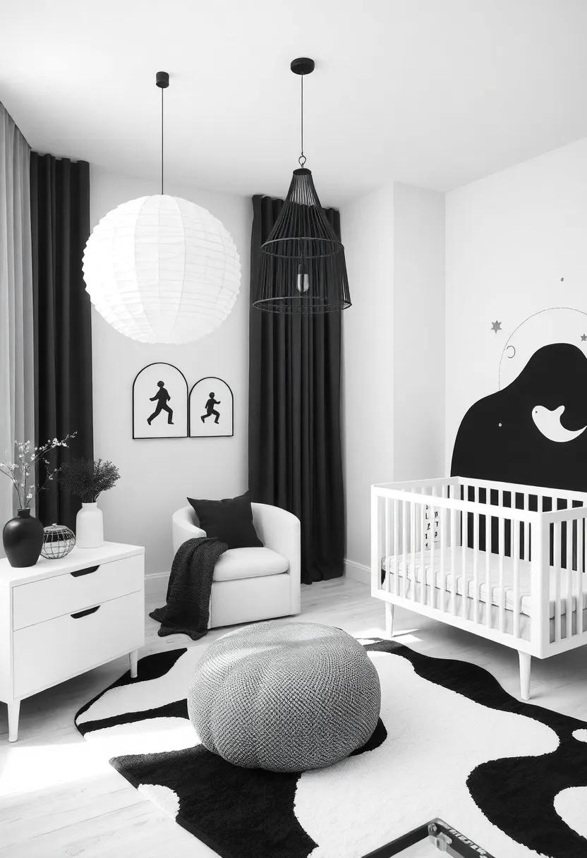 Creating A calming Atmosphere With ⁤Shades Of Black ‍And White