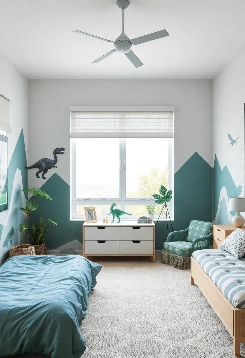 Dinosaur ⁢Dreams: ⁢Designing a Prehistoric Paradise in the Bedroom