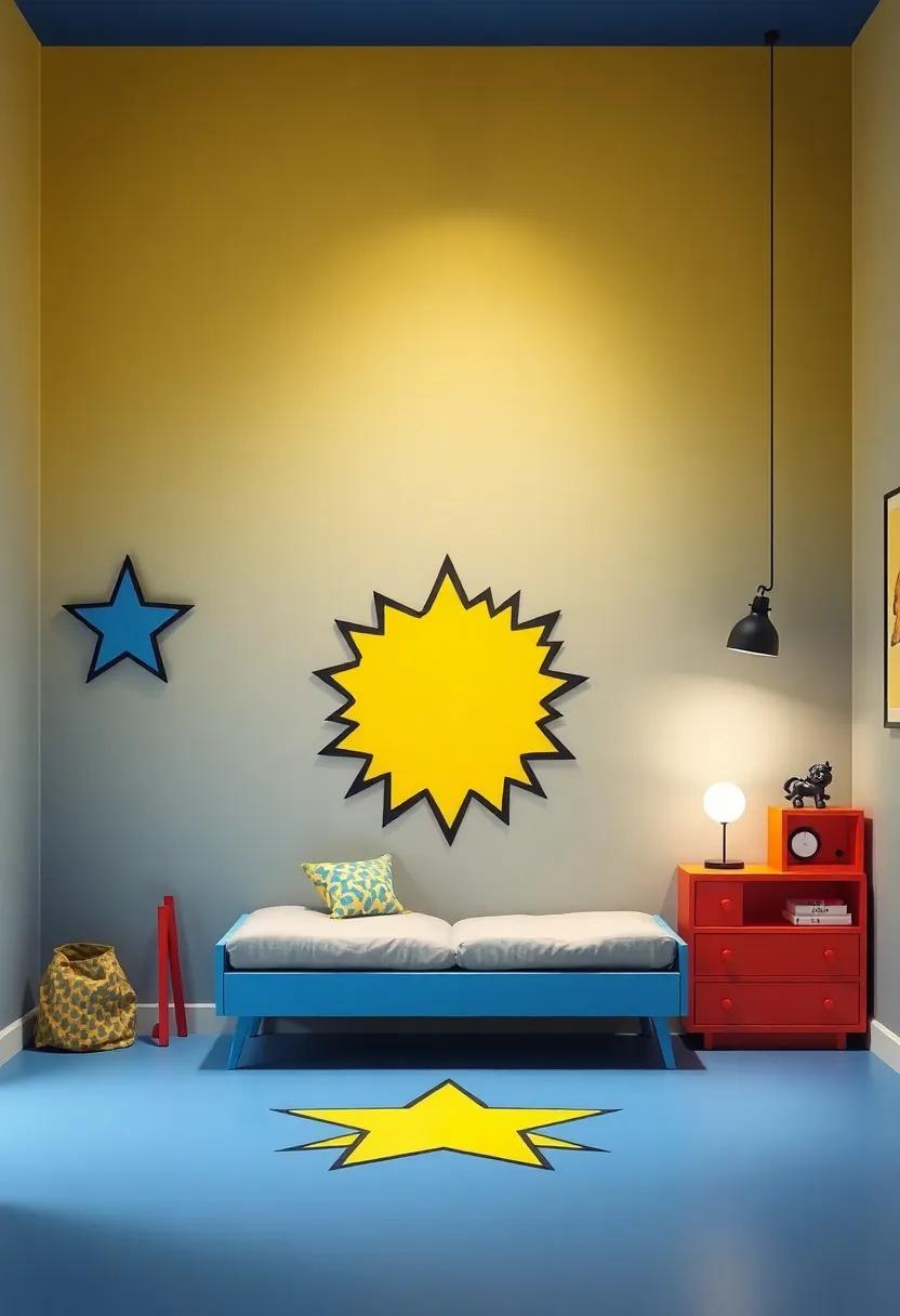 Superhero Sanctuaries: A Bold Palette for Young Heroes