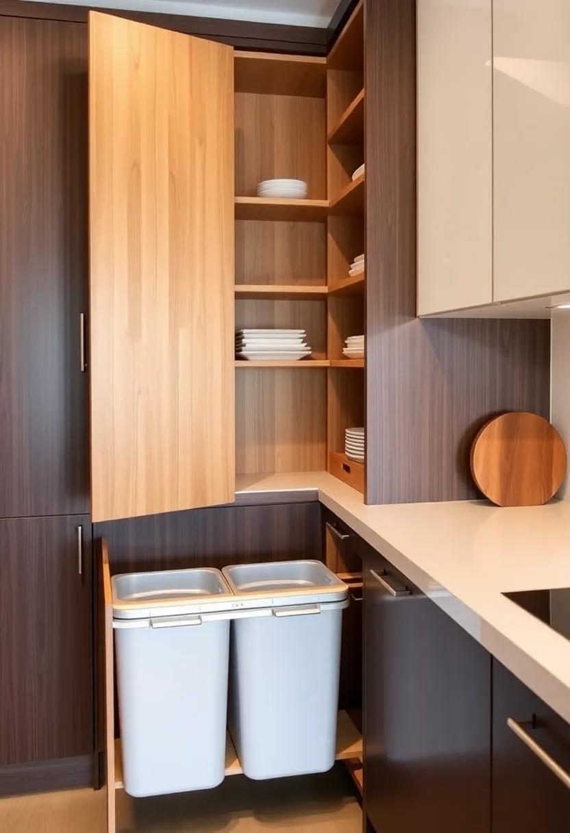 embracing Pull-Out Trash and Recycling Bins for⁢ Unobtrusive Waste Management