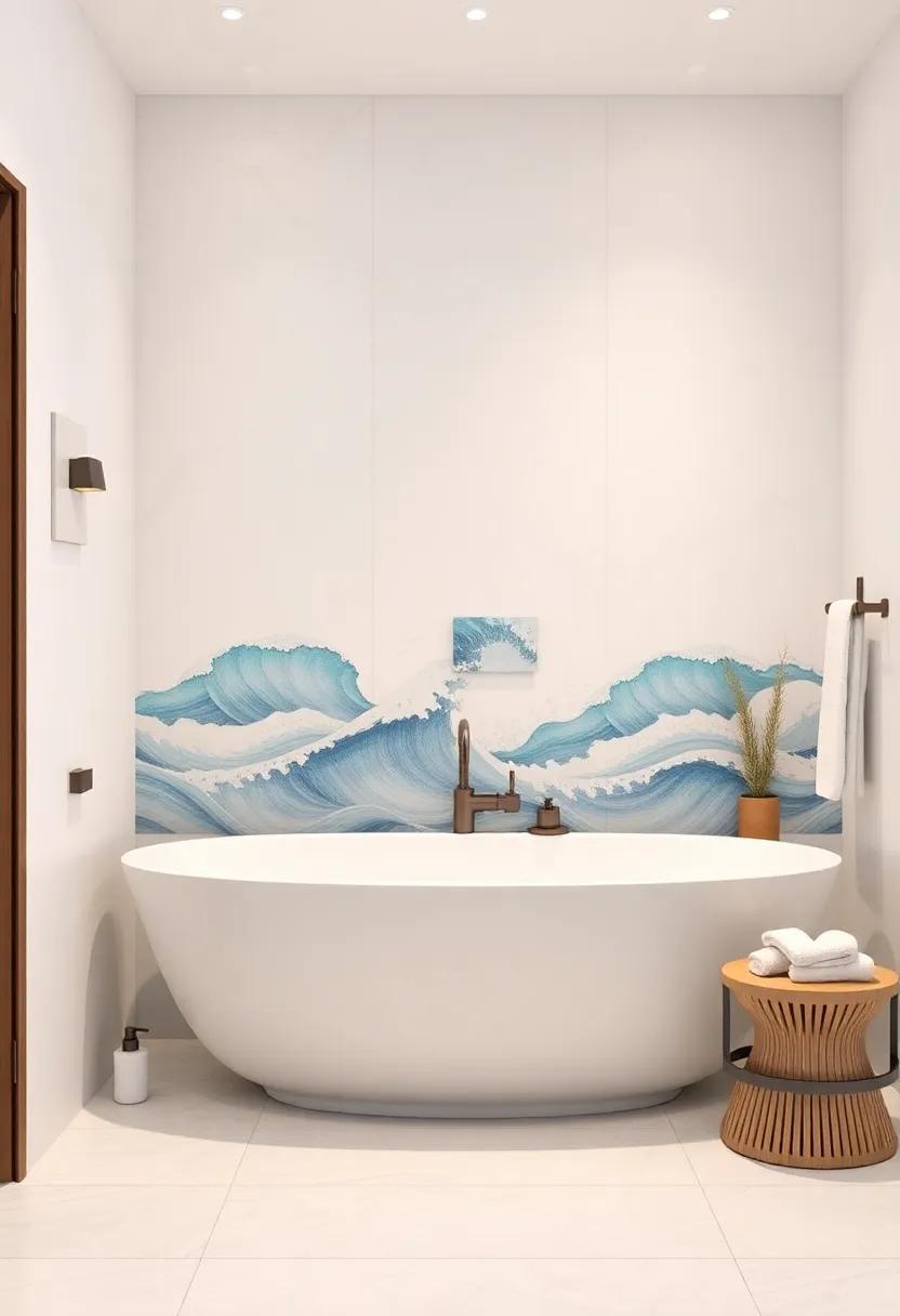 Ceramic Accents Capturing the ‌beauty ⁤of ⁤Ocean Waves