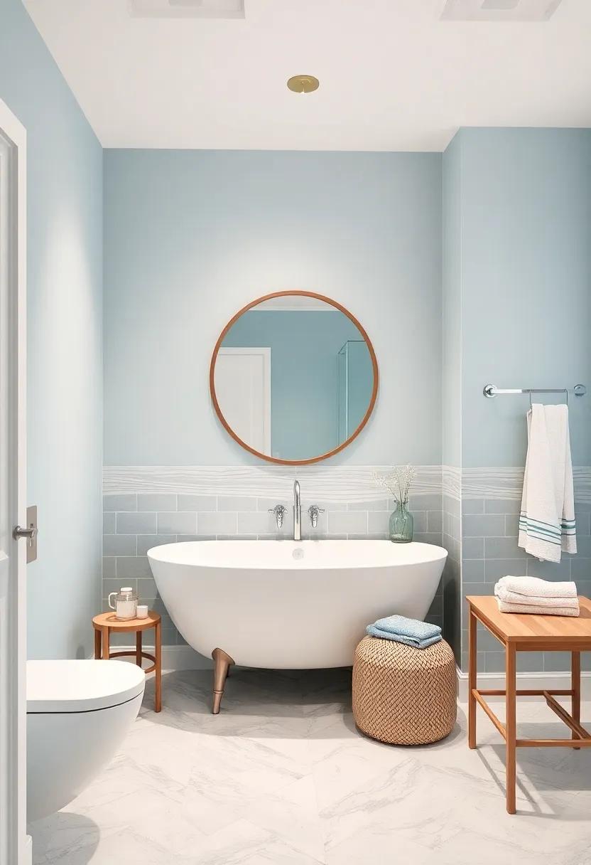 Transforming Walls With Serene Sea Colors⁣ Reflecting ⁣Coastal Elegance