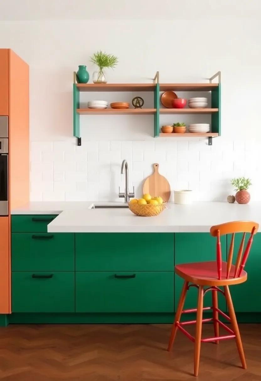 Incorporating Colorful ceramics for a Playful Vibe in Your Bohemian Kitchen