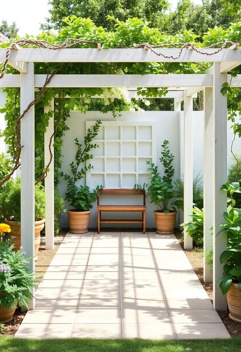 Using⁢ Arbors and Trellises to Add ⁤Vertical Interest to⁢ Your Space