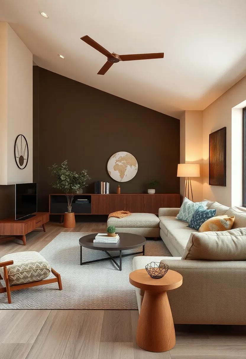 Embracing Warmth‌ Through Earthy Color Palettes in Mid-Century Modern Design