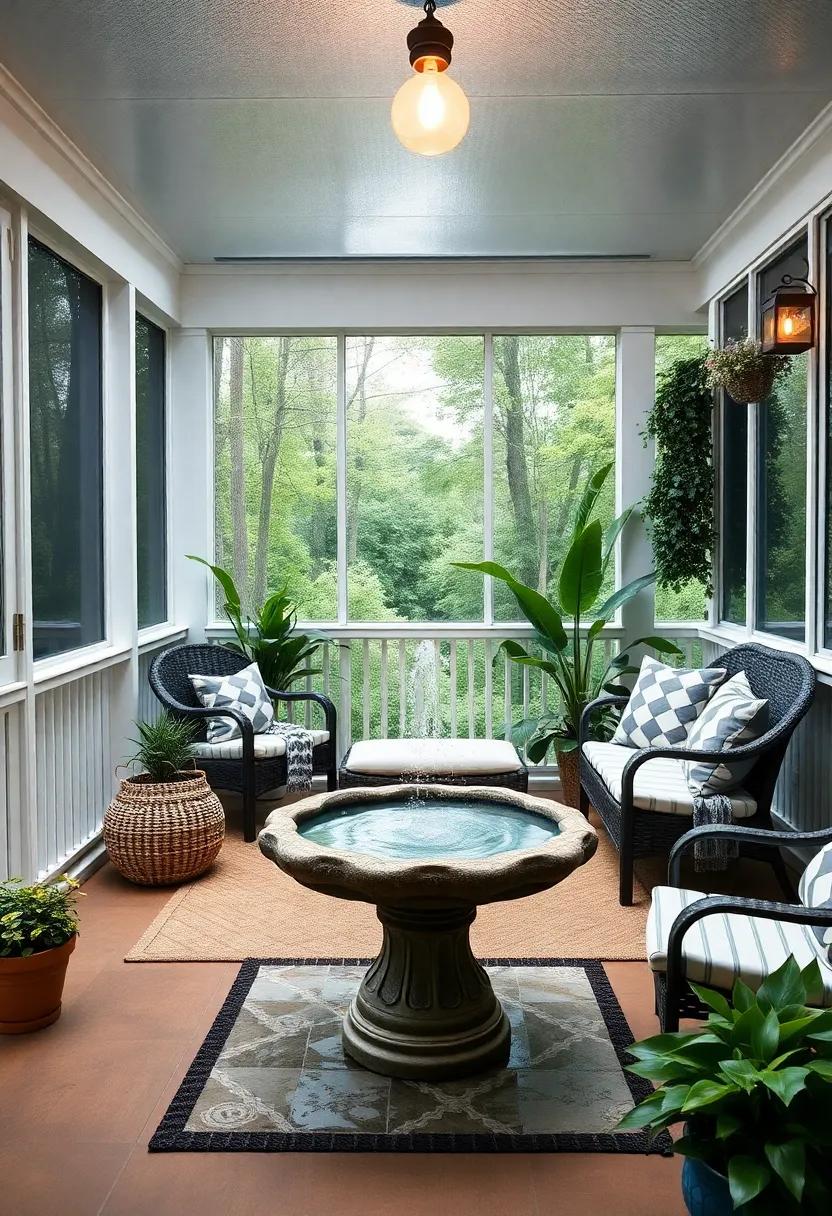 Bring ‍Serenity with a⁢ Water Feature or Bird Bath for Nature Sounds