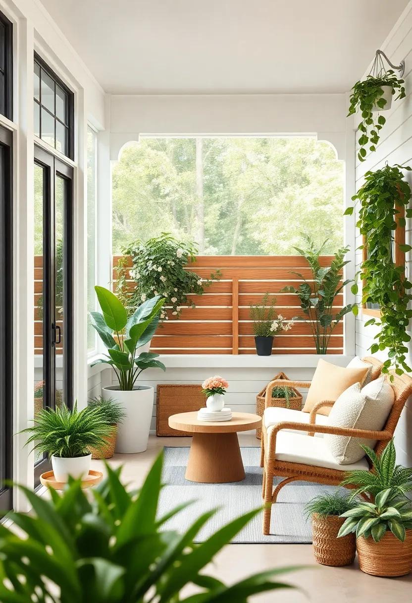 Creative Use of Vertical⁢ Space for Greenery and⁢ Decor ​on Walls