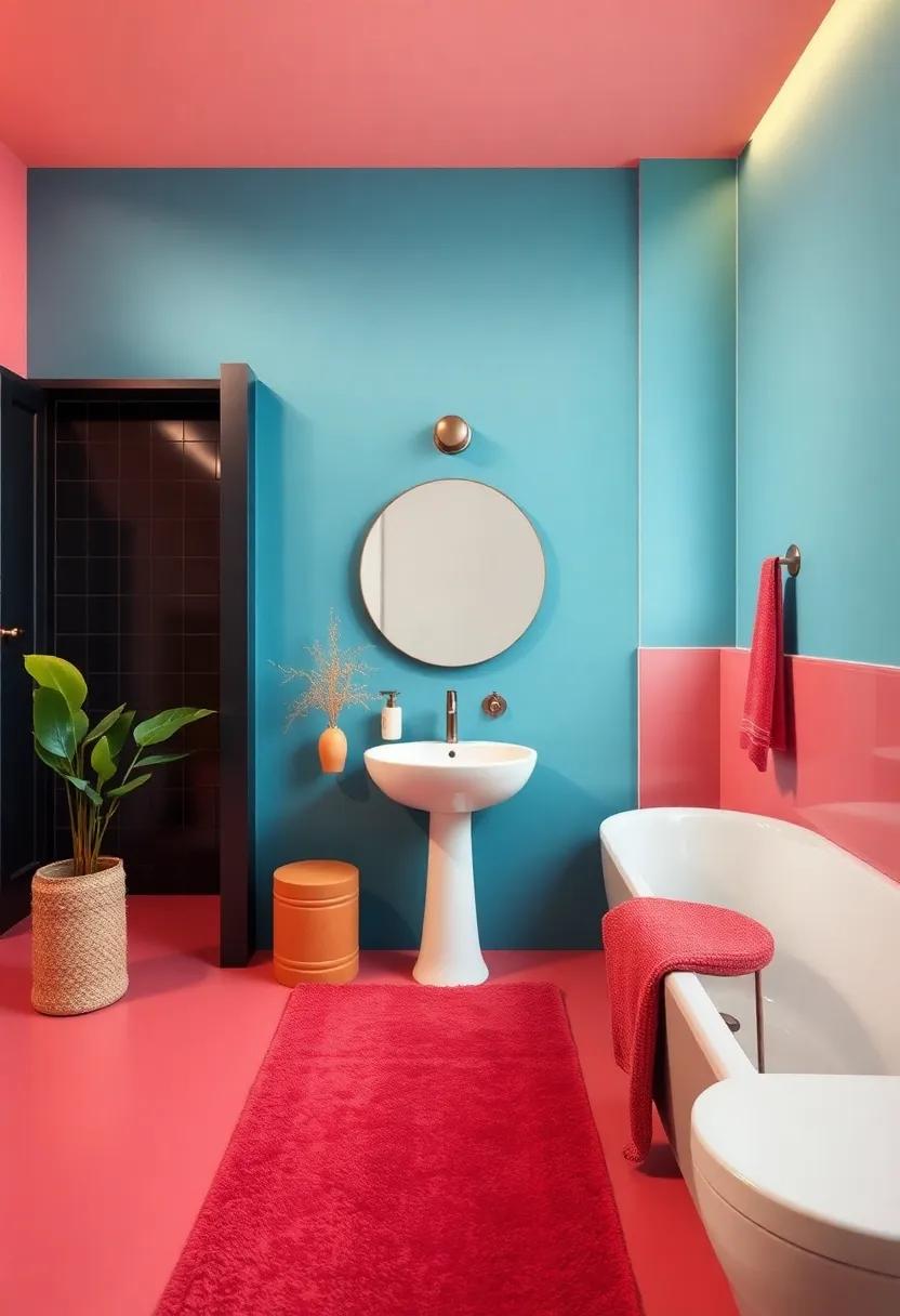Bold Color Palettes That ‌Set ⁤the Mood ⁣for​ a Lively bathroom Experience