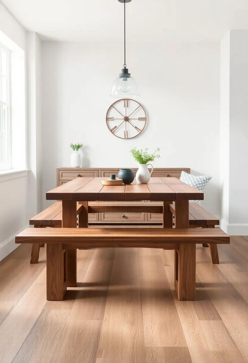 Transform Your Space With Rustic Farmhouse Kitchen Tables and Cozy ⁤Benches