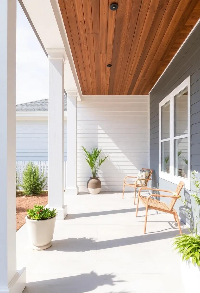 Utilizing Vertical Space Effectively in Smaller Porch Designs