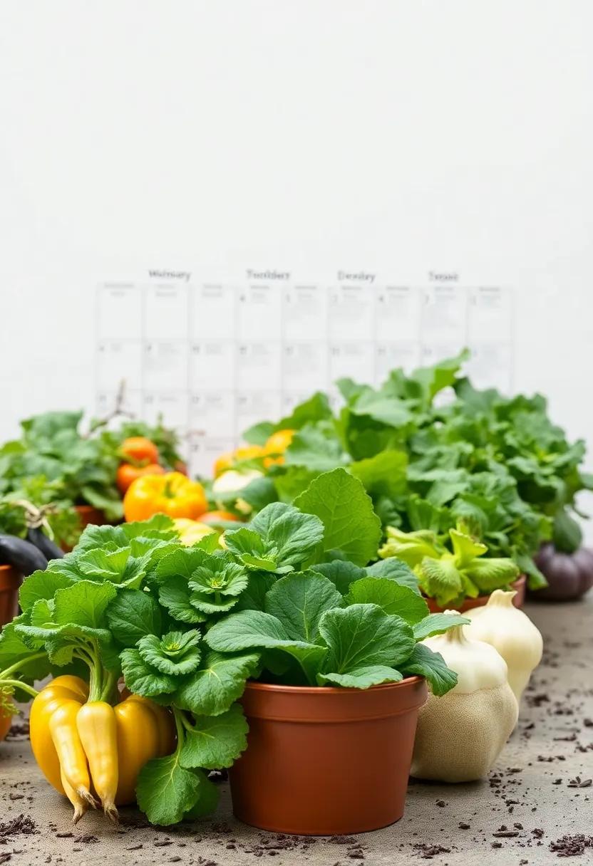 Creating a Seasonal ​Planting Calendar for continuous Harvesting