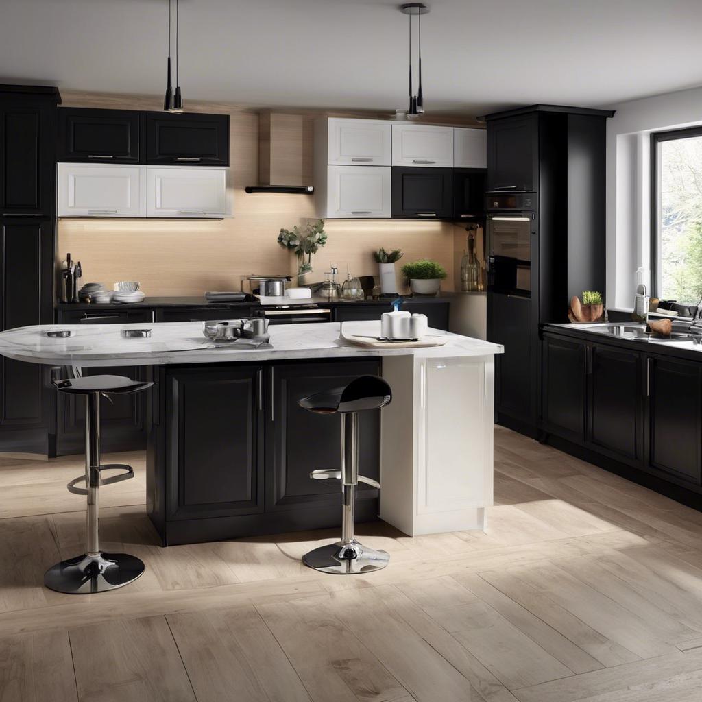 Exploring the⁣ Allure of⁢ Two-Tone Black ⁢Kitchen Cabinets