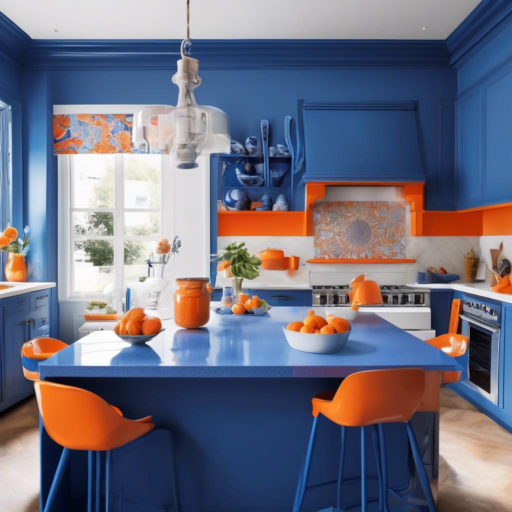 Accessorizing⁢ with Stylish Blue and Orange‍ Accents