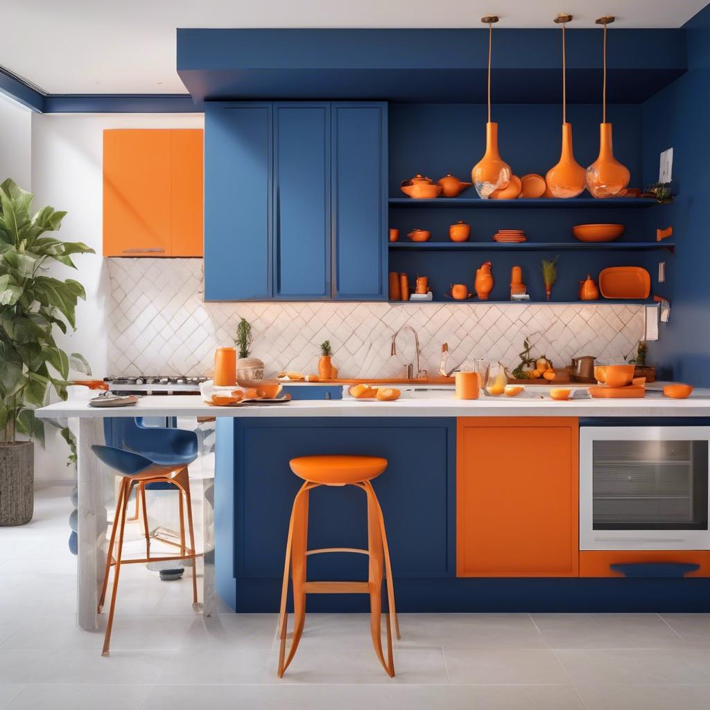 The Role of Natural ‌Light‍ in⁤ a⁤ Blue and ⁣Orange Kitchen