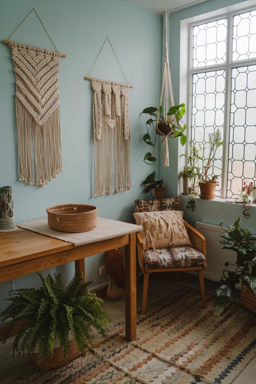 Incorporating Unique Textiles and Textures for Organic Charm