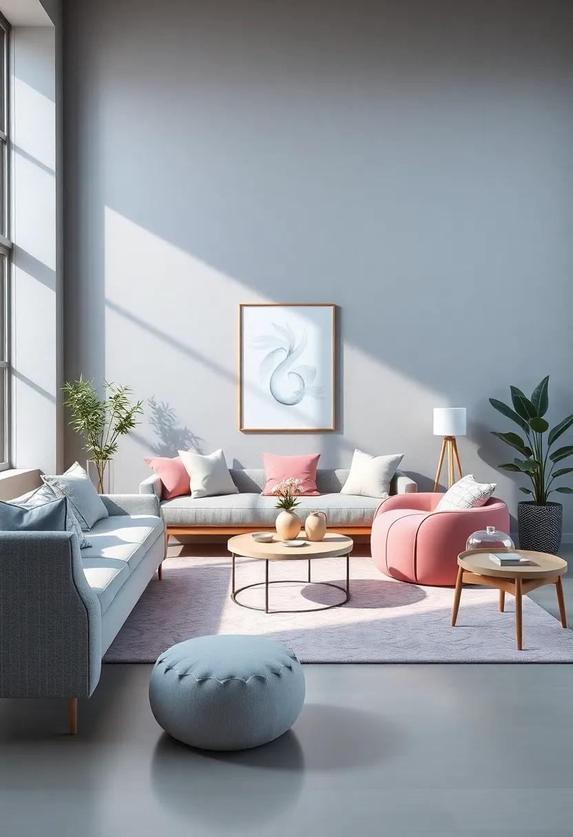 The Allure of Pastel Hues ​in Contemporary⁢ Living Room Design