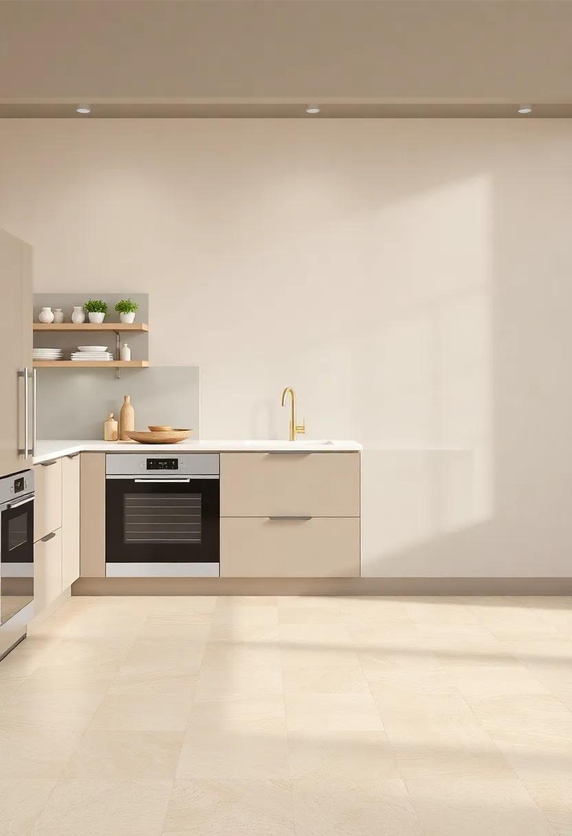 Neutral ‍Beige Tiles for a Calm⁢ and ⁤Serene Kitchen Atmosphere