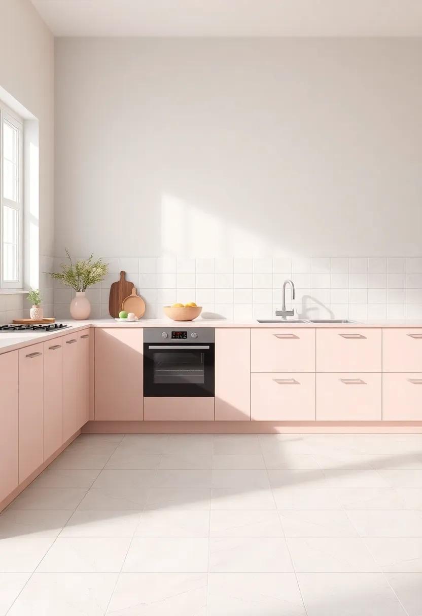 Soft Pastel Tiles for⁤ a Delicate and ⁣Airy Kitchen Design
