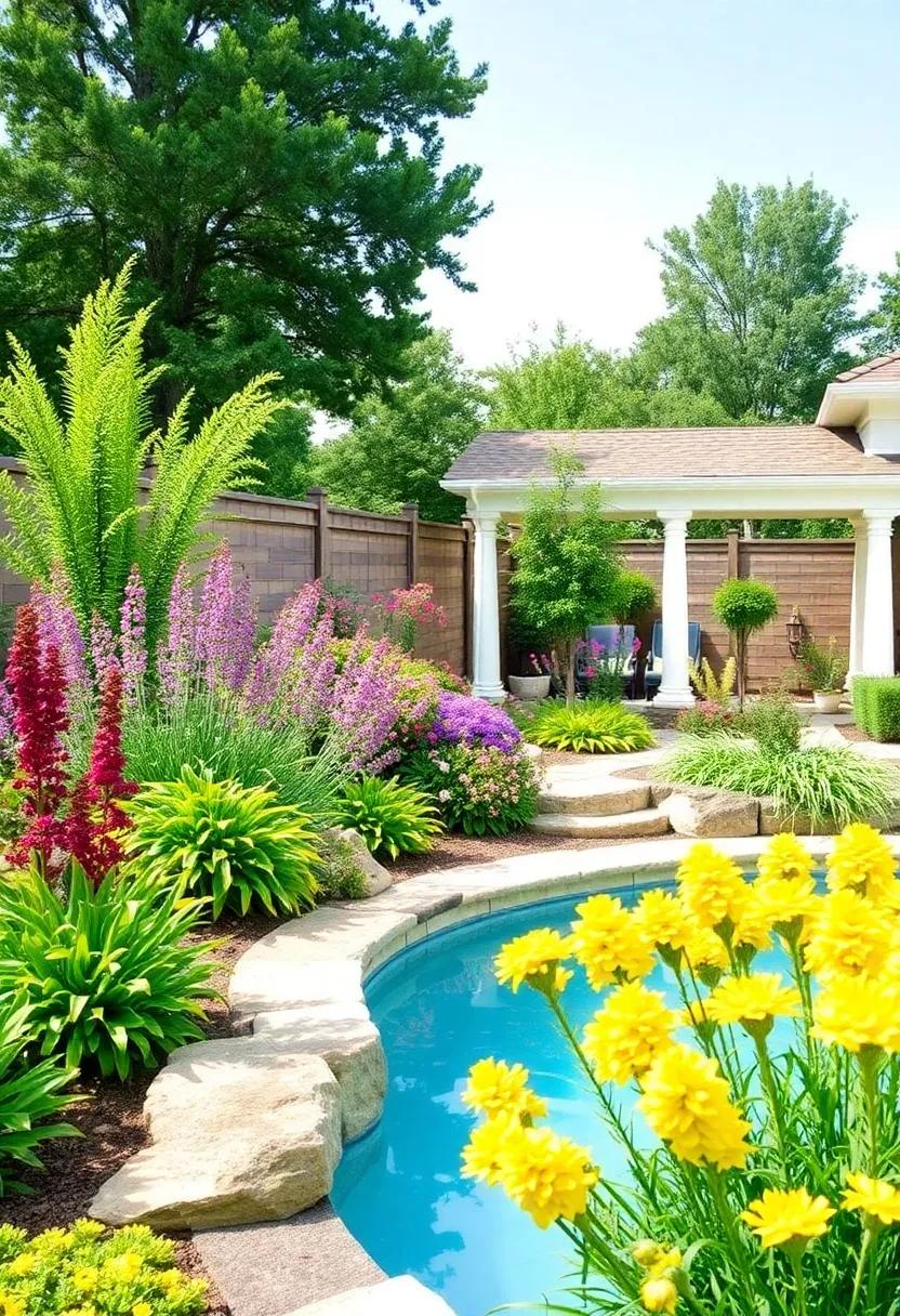 Colorful Plant Choices for a Vibrant Pool Area