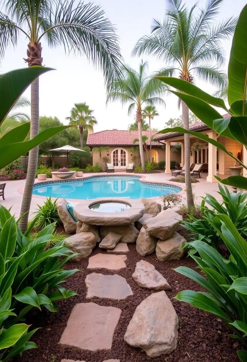 Creating a Tropical Paradise with Lush Plantings