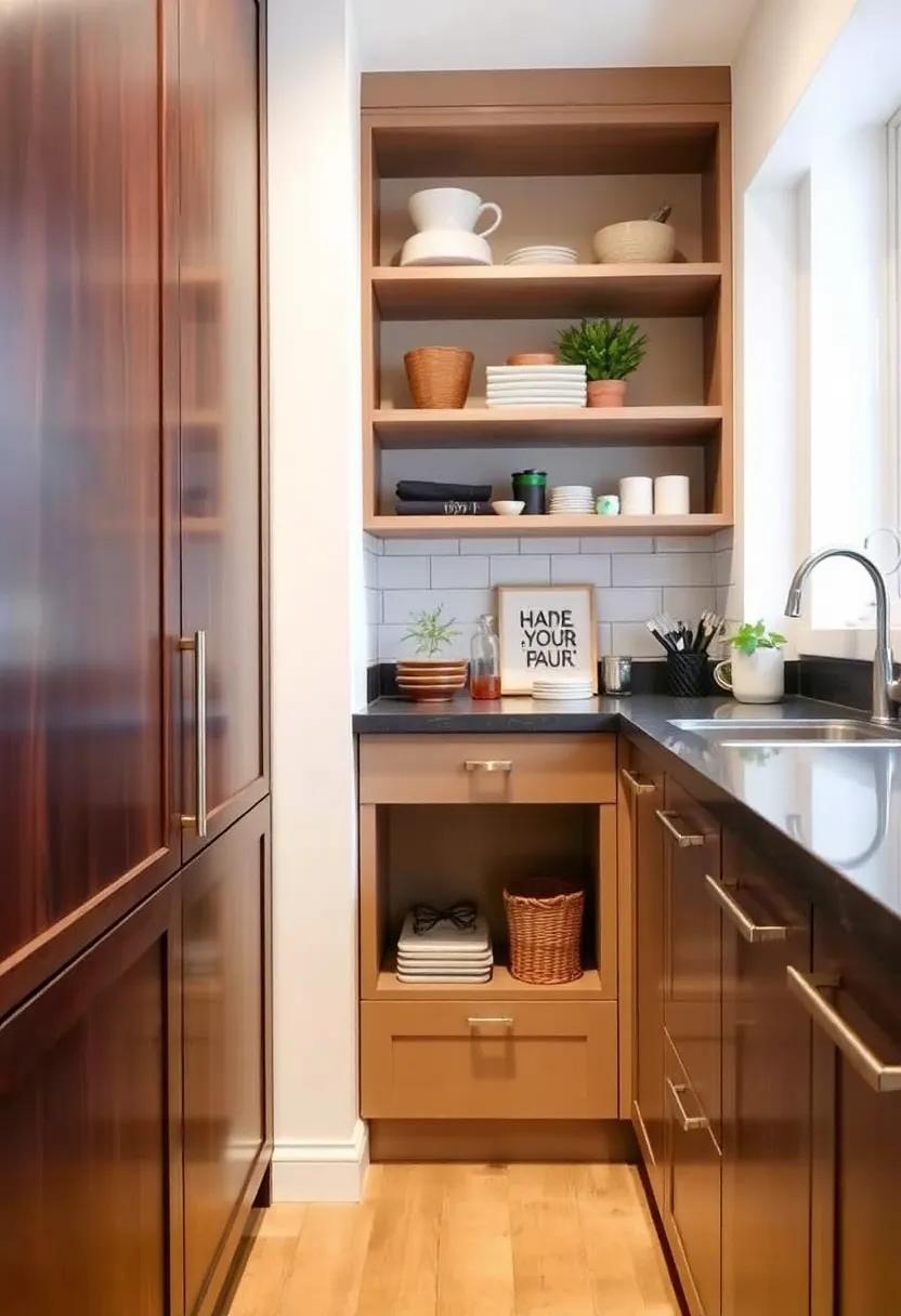 Incorporating⁣ Open shelving with Cupboards