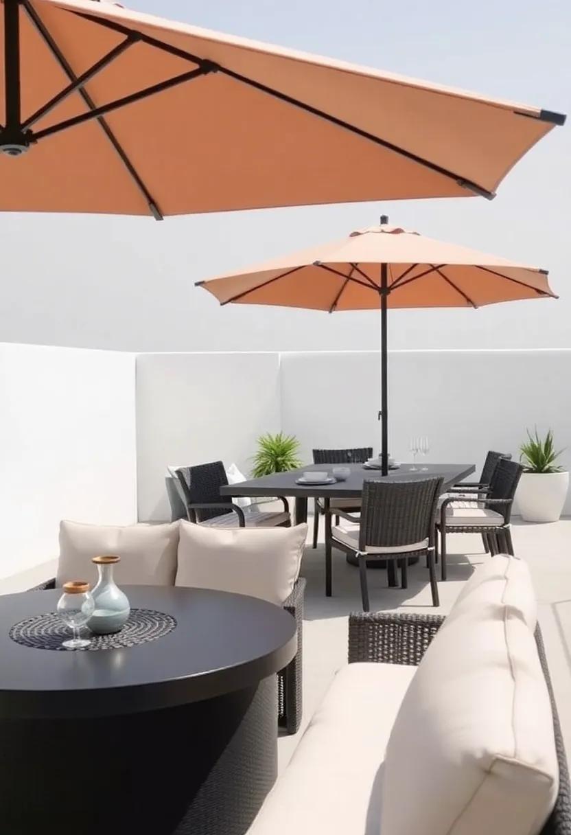 Accessorizing Your Patio Dining set with Accents and Umbrellas