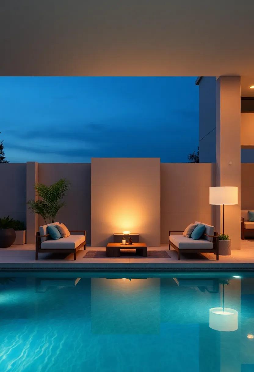 Creating Ambiance with ‌Lighting:⁣ Illuminating Your Poolside Lounge for Evening Relaxation