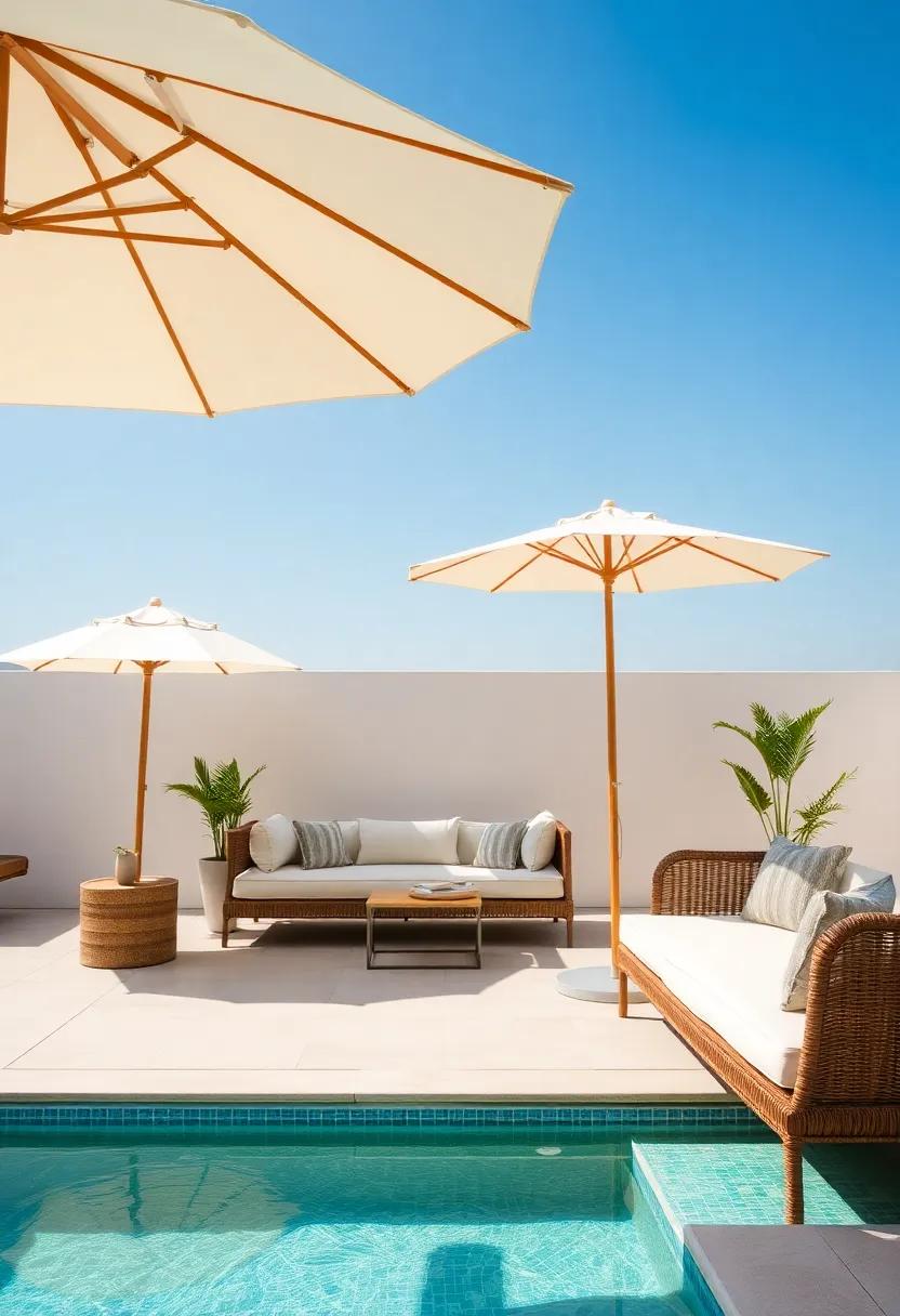 Shades of comfort: Selecting‍ Stylish Umbrellas and‌ Canopies for Your Poolside Escape